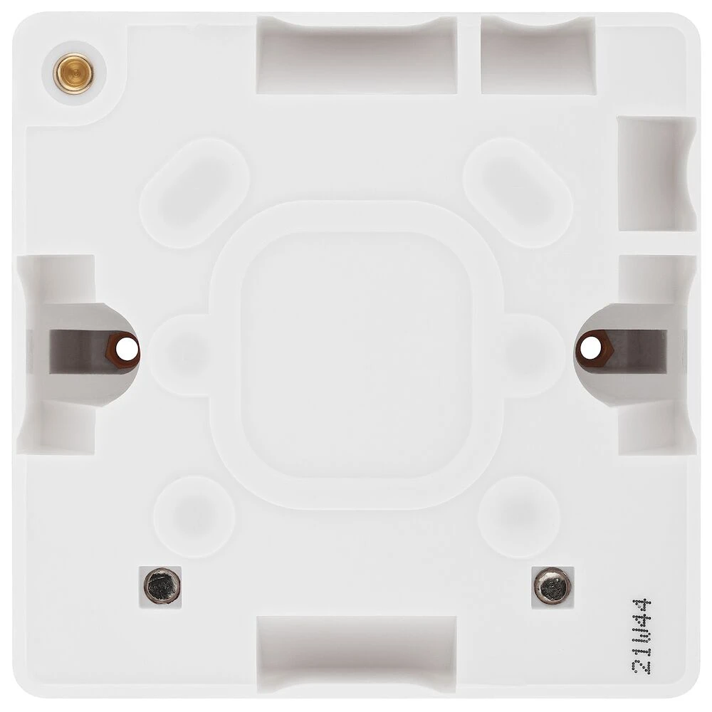 BG Nexus Series White Moulded Single Surface Box 50mm