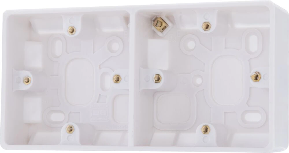 BG Nexus Series White Moulded Dual Surface Box 37mm