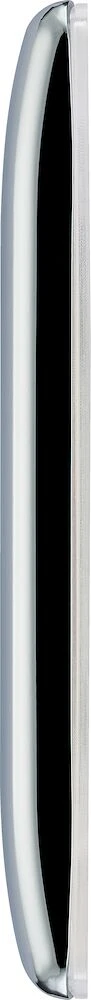 BG Grid Nexus Metal Rectangular Front Plate 3 Module, Polished Chrome
