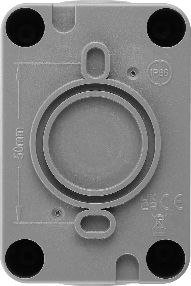 BG Nexus Storm, 20A Single Slim Switch, 2 Way, IP66