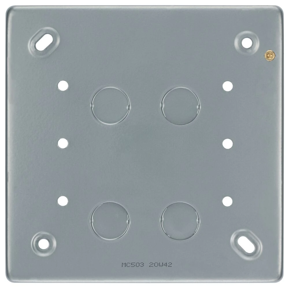 BG Metal Clad, Double Surface Mounting Box