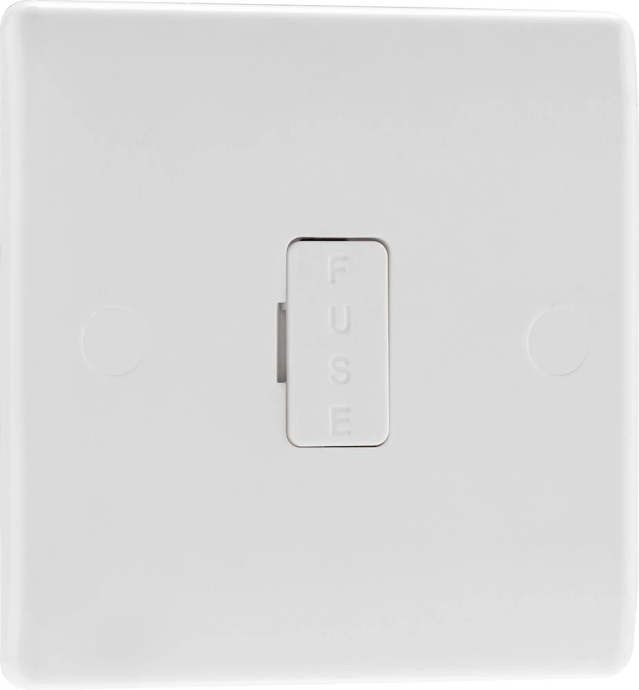 BG Nexus Series White Moulded 13A Unswitched Fused Connection Unit