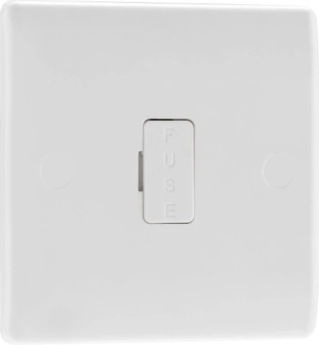 BG Nexus Series White Moulded 13A Unswitched Fused Connection Unit