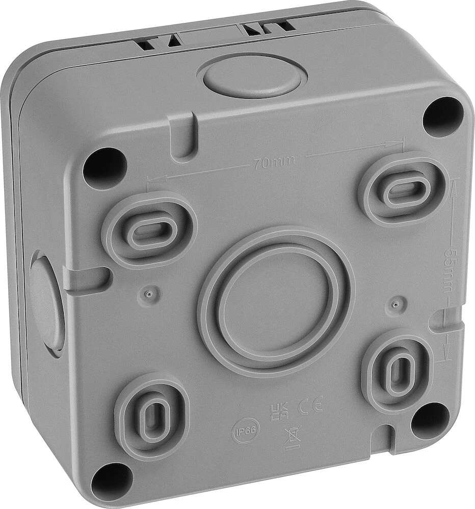 BG Nexus Storm, Switched Fused Connection Unit with Indicator IP66