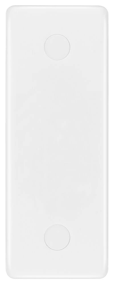 BG Nexus Series White Moulded Single Architrave Blank Plate