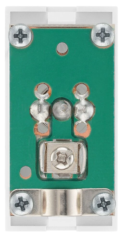 BG Euro Module Co-Ax, White