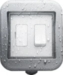 BG Weatherproof Switched Fused Connection Unit, IP55
