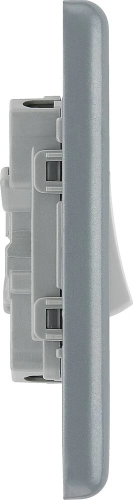 BG Metal Clad 20A 16AX Double Switch, 2 Way