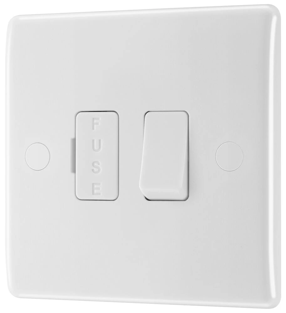 BG Nexus Series White Moulded 13A Switched Fused Connection Unit