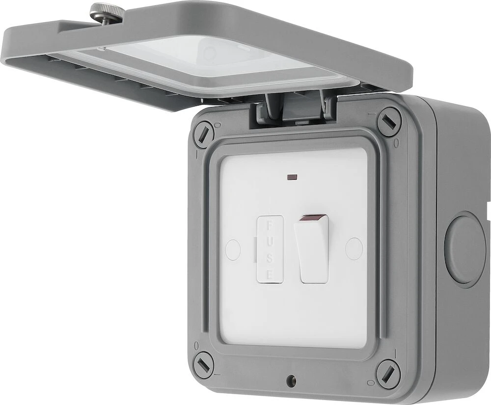 BG Nexus Storm, Switched Fused Connection Unit with Indicator IP66