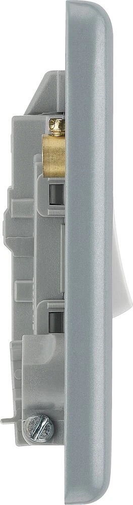 BG Metal Clad 20A Double Pole Switch With LED Indicator