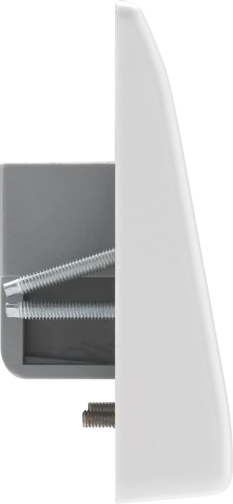 BG Nexus Series White Moulded 45A Cooker Flex Outlet Plate Bottom Entry