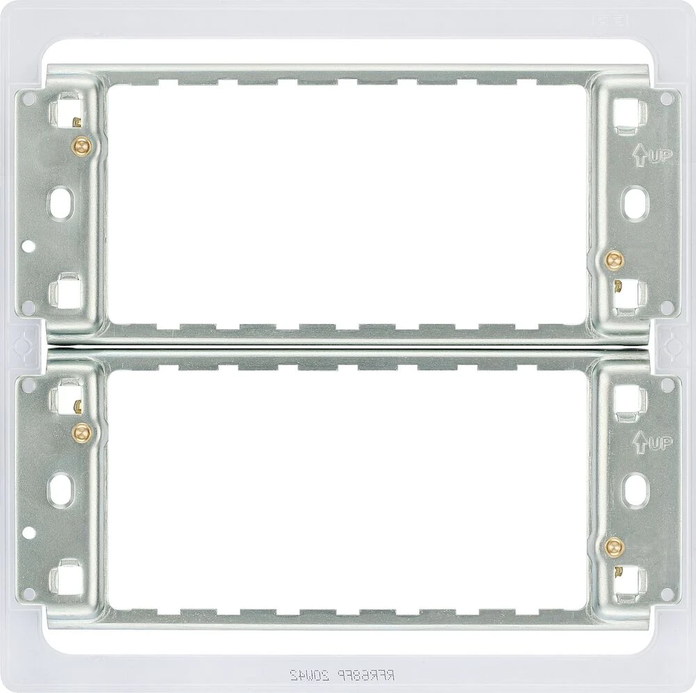 BG Grid Frame 6 or 8 Modules, for Screwless Grid plates