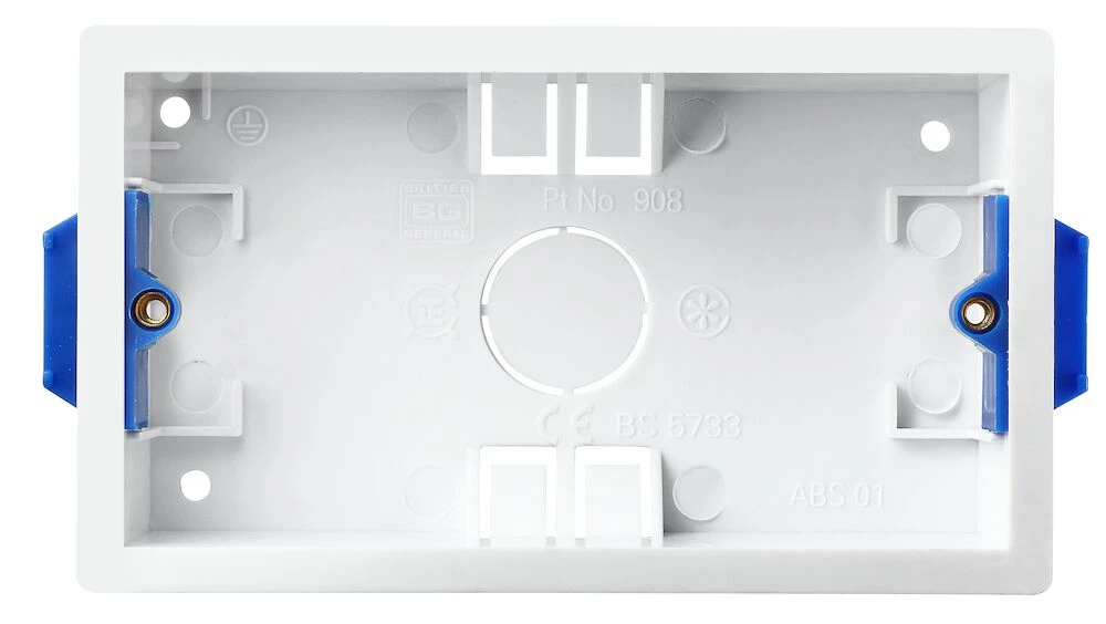 BG Double Rectangular Dry Lining Box 35mm