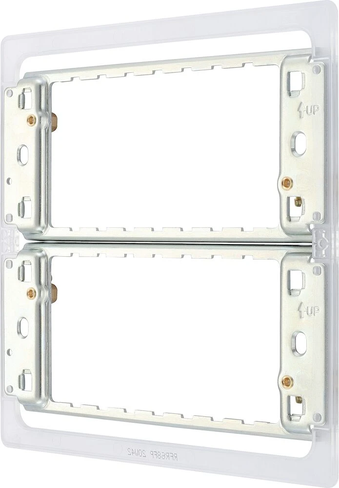 BG Grid Frame 6 or 8 Modules, for Screwless Grid plates