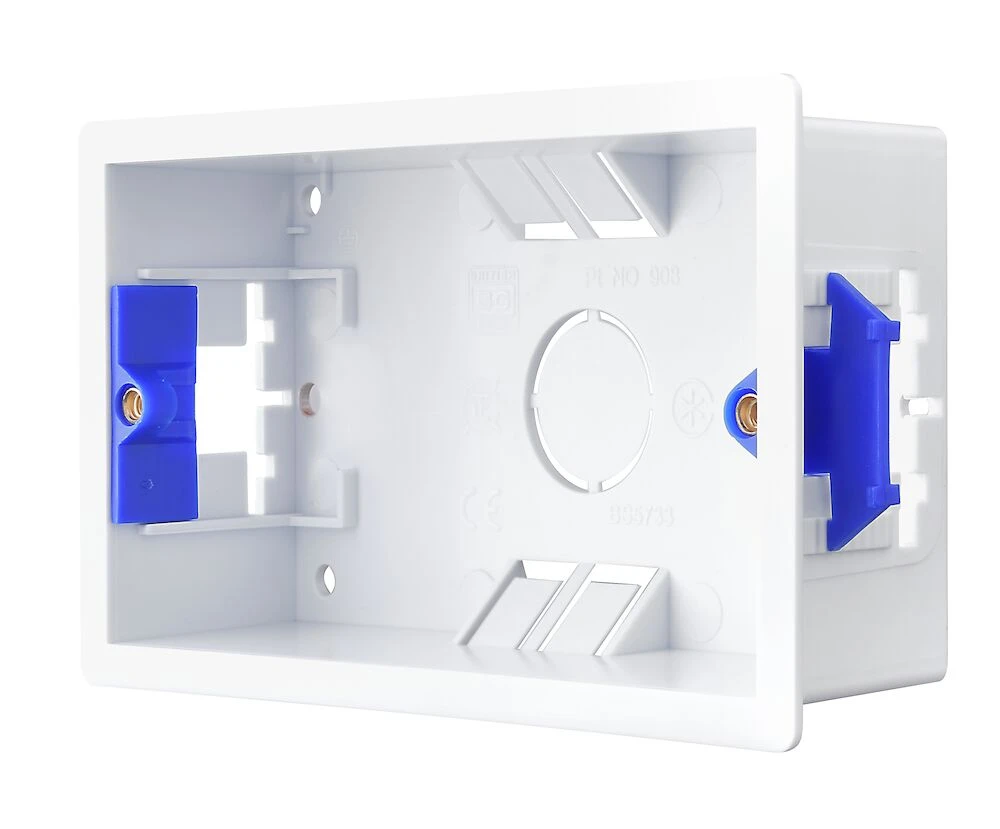 BG Double Rectangular Dry Lining Box 35mm