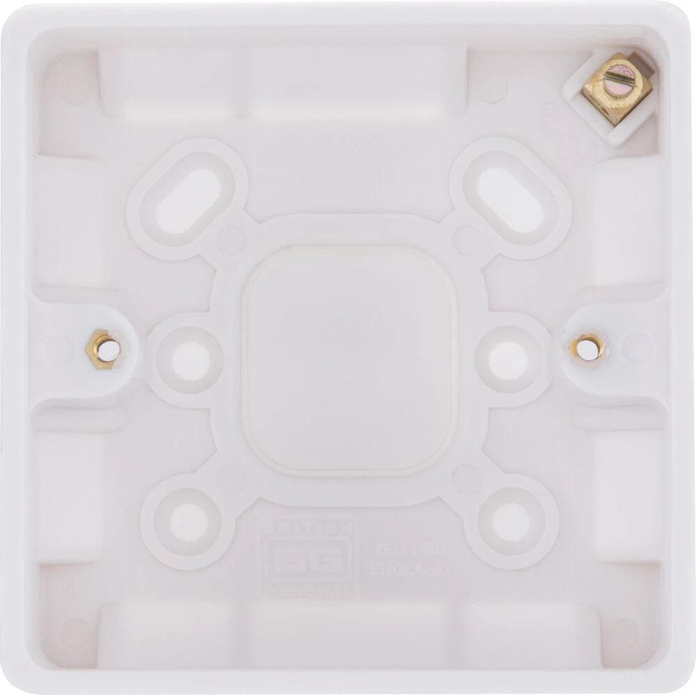 BG Nexus Series White Moulded Single Surface Box 32mm