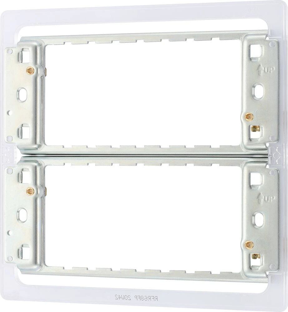 BG Grid Frame 6 or 8 Modules, for Screwless Grid plates