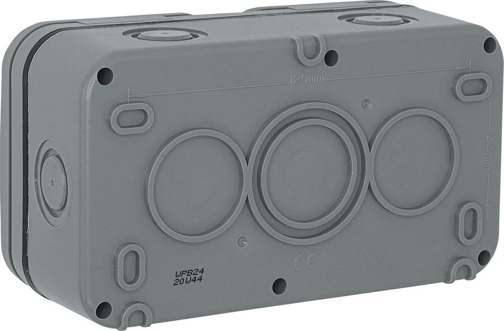 Weatherproof 13A Single Socket With Single Switch, IP55