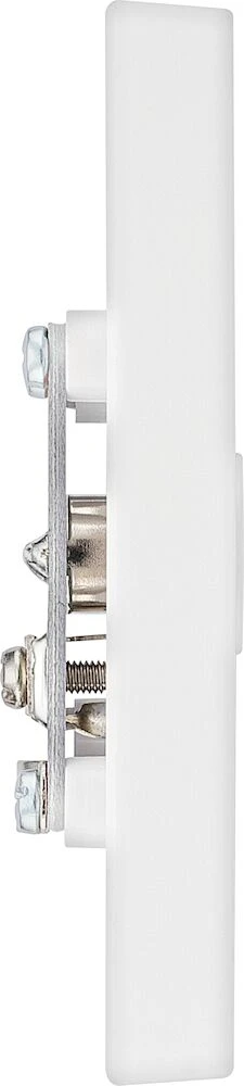 BG White Moulded Square Edge Single Co-Ax Aerial Socket for TV or FM