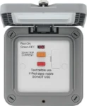 BG Nexus Storm, Unswitched Fused Connection Unit with Latching RCD, IP66
