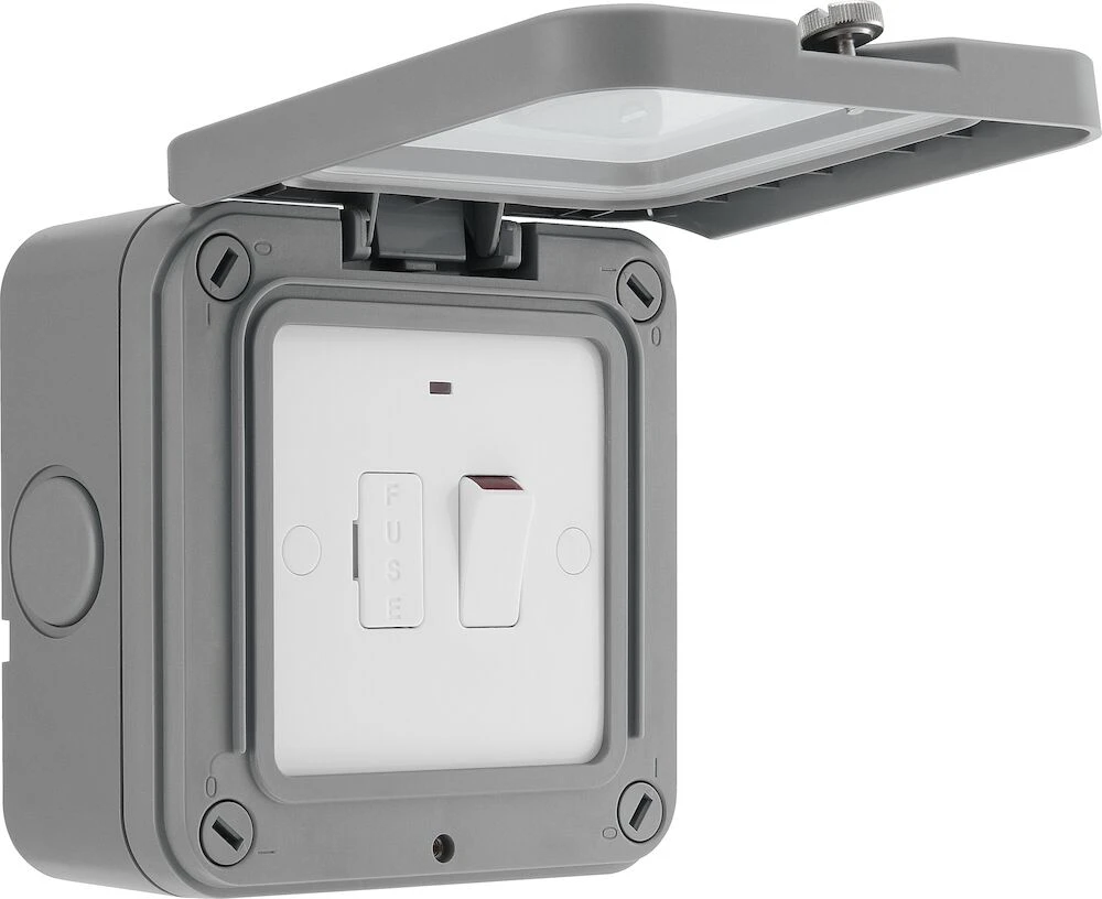 BG Nexus Storm, Switched Fused Connection Unit with Indicator IP66