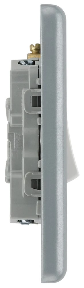 BG Metal Clad 20A 16AX Triple Switch, 2 Way