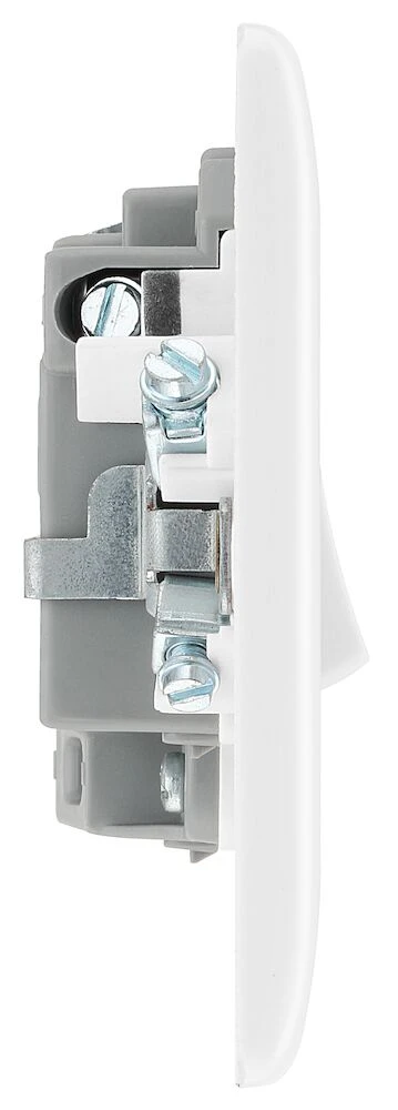 BG Nexus Series White Moulded 13A Switched Fused Connection Unit with LED Indicator