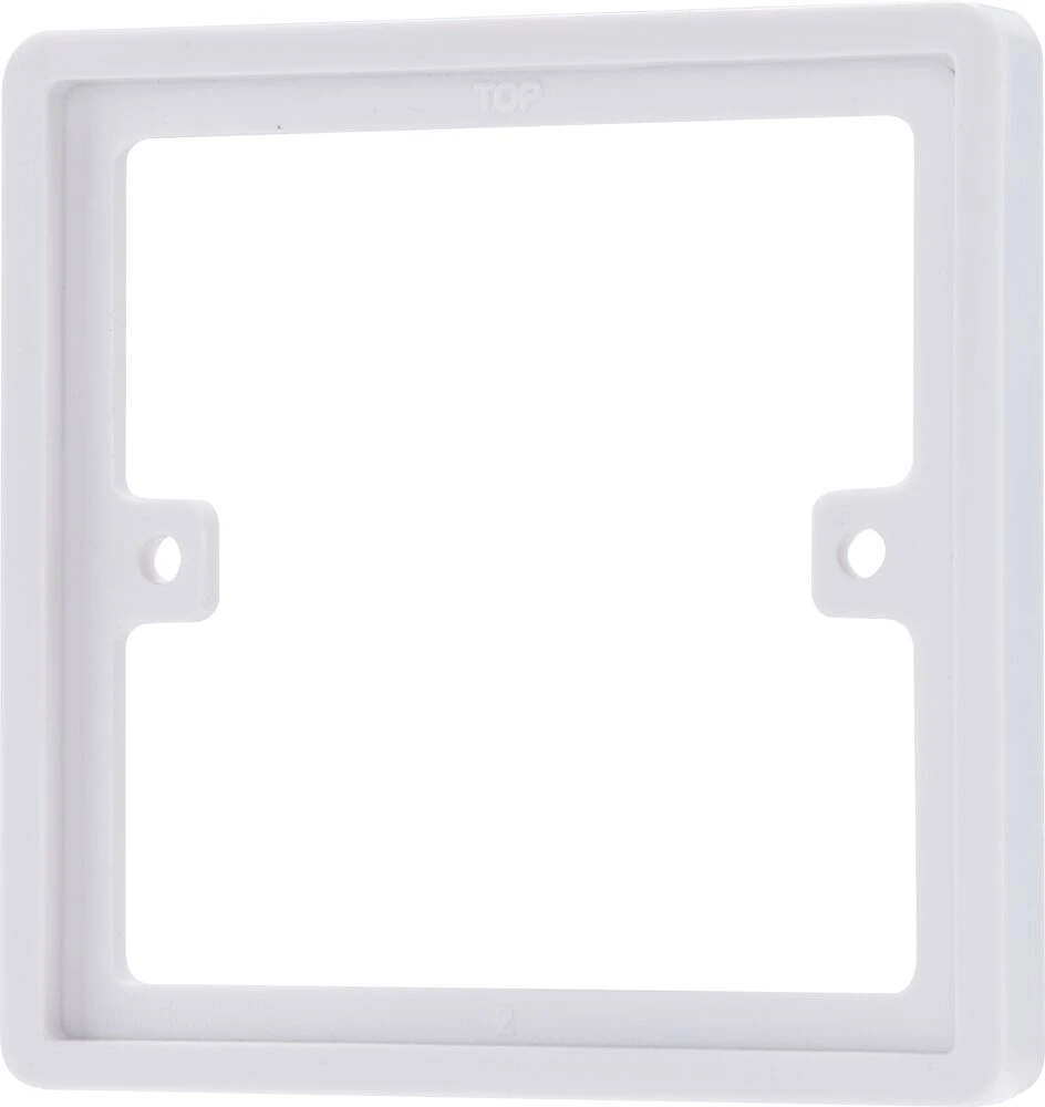 BG Nexus Series White Moulded Single 10mm Square spacer