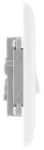 BG Nexus Series White Moulded 20A 16AX Intermediate Switch