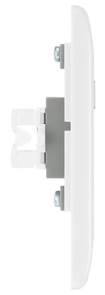 BG Nexus Series White Moulded Single RJ45 Telephone Socket IDC Type