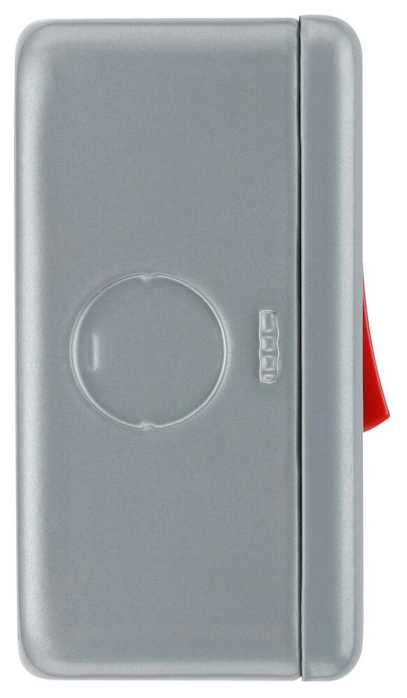 BG Metal Clad 45A Square Plate Double Pole Switch With LED Indicator