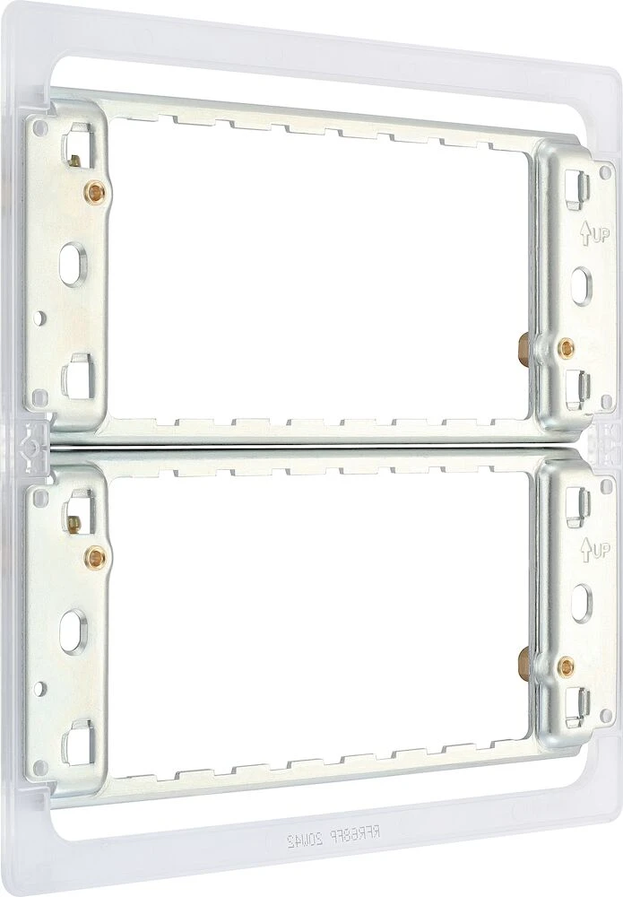 BG Grid Frame 6 or 8 Modules, for Screwless Grid plates