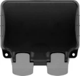 BG Nexus Storm, IP66 Weatherproof 13A Double Switched Socket with Latching RCD