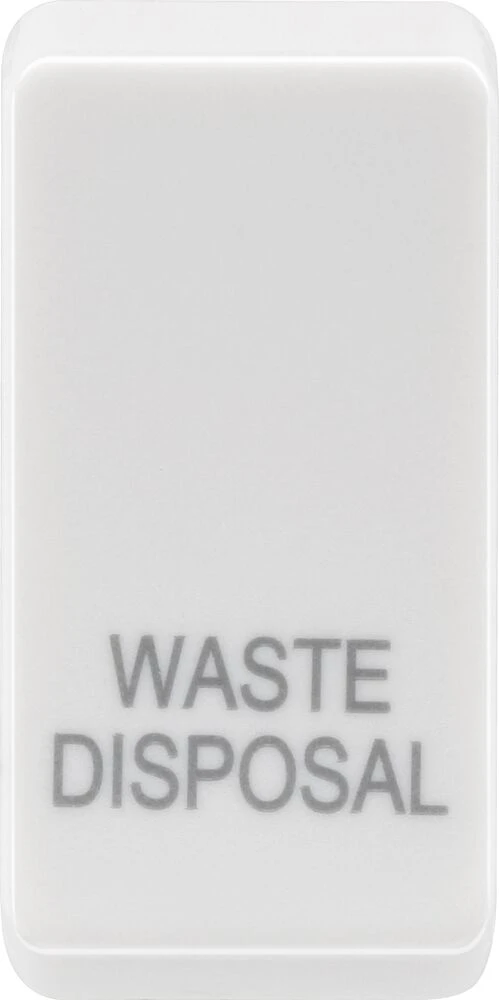 BG Grid Replacement Rocker WASTE DISPOSAL, Pack of 10, White
