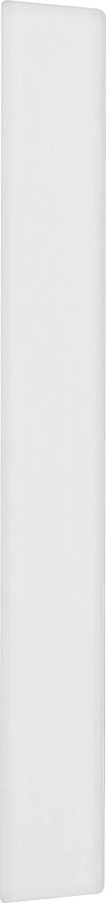 BG White Moulded Square Edge Single Blank Plate
