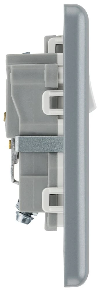 BG Metal Clad 13A Single Switched Socket