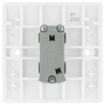 BG Nexus Series White Moulded 20A 16AX Single Switch 1 Way