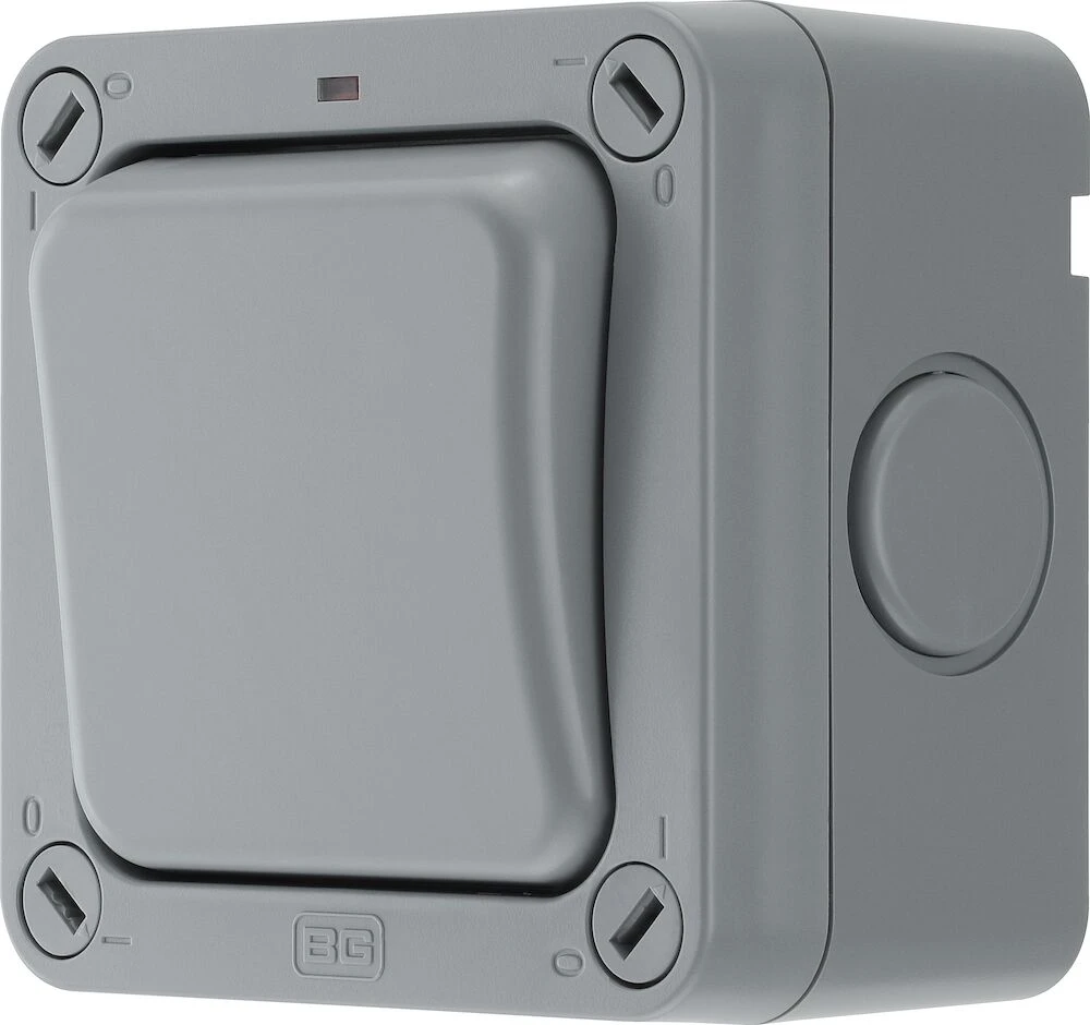 BG Nexus Storm, 20A Single Switch, 2 Way, IP66