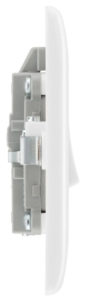 BG Nexus Series White Moulded 20A Double Pole Switch