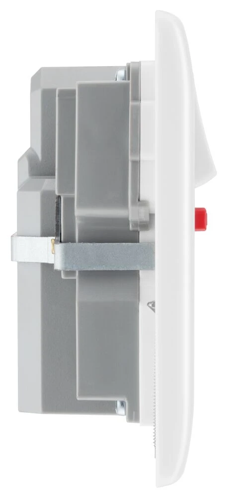 BG Nexus Series White Moulded 13A Double Switched Socket with RCD Protection