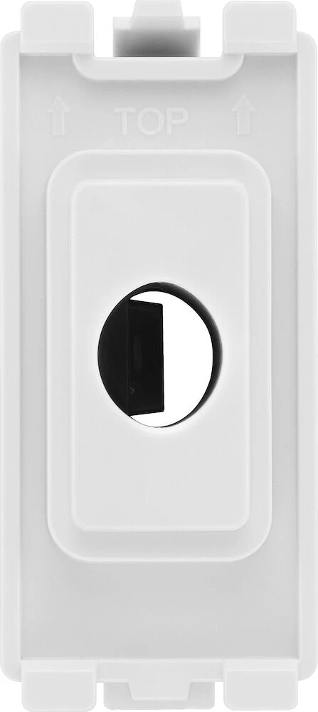 BG Grid Flex Outlet Module White