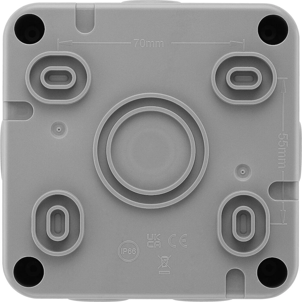 BG Nexus Storm, Switched Fused Connection Unit with Indicator IP66