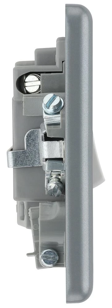 BG Metal Clad 13A Switched Fused Connection Unit with Power Indicator and Optional Flex Outlet