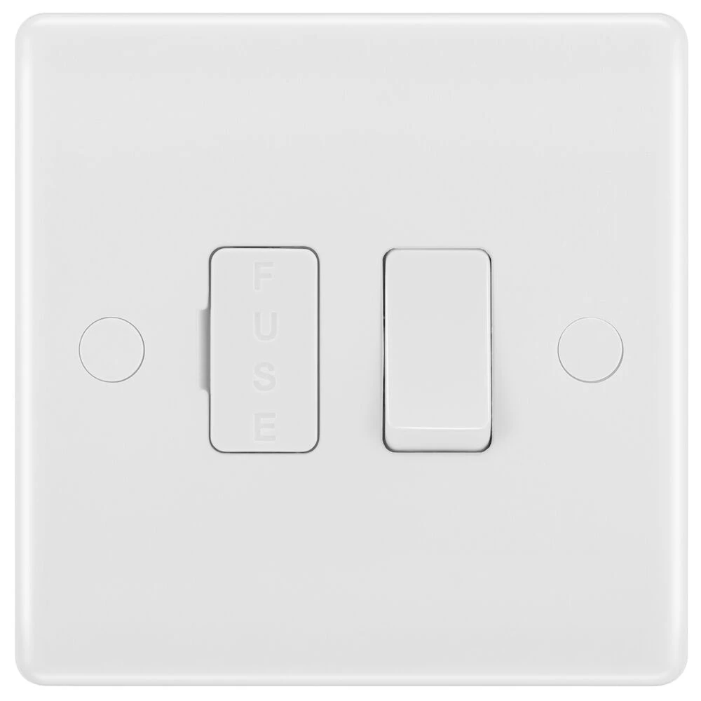 BG Nexus Series White Moulded 13A Switched Fused Connection Unit