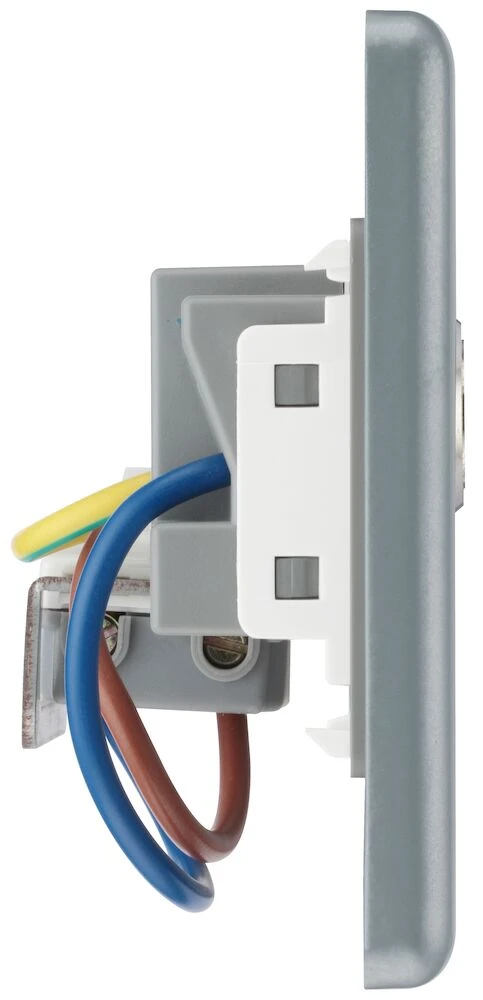 BG Metal Clad 13A Key Controlled Socket, Double Pole