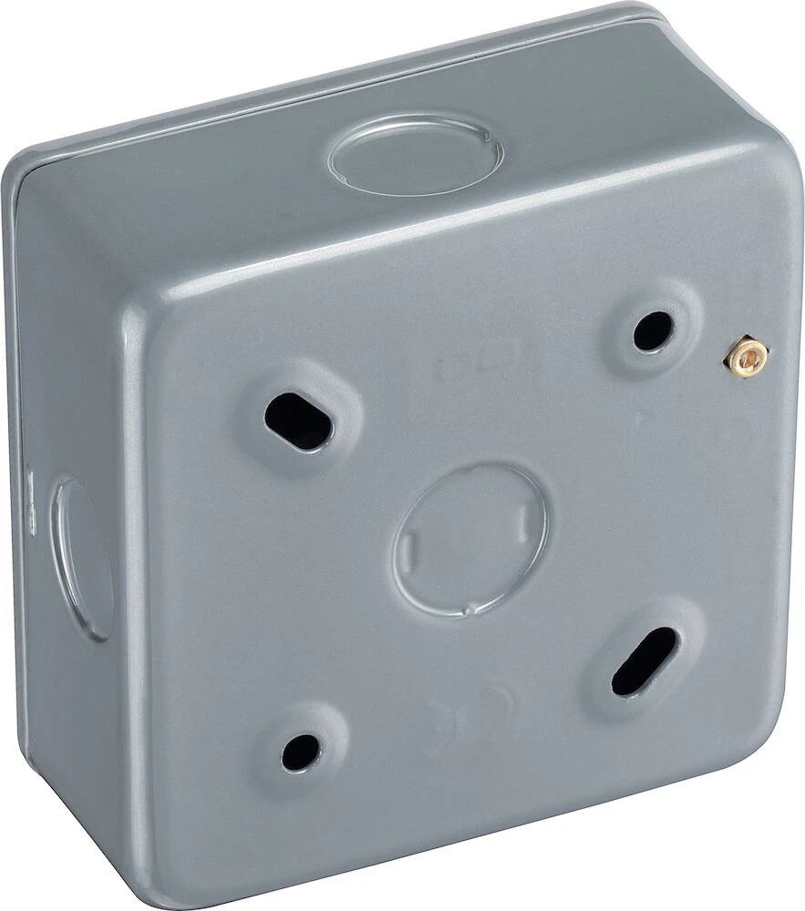 BG Metal Clad Double Secondary Telephone Socket, Screw Type