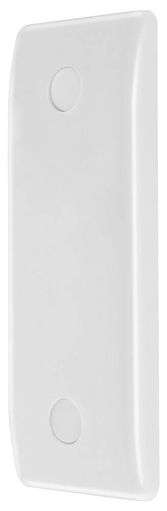 BG Nexus Series White Moulded Single Architrave Blank Plate