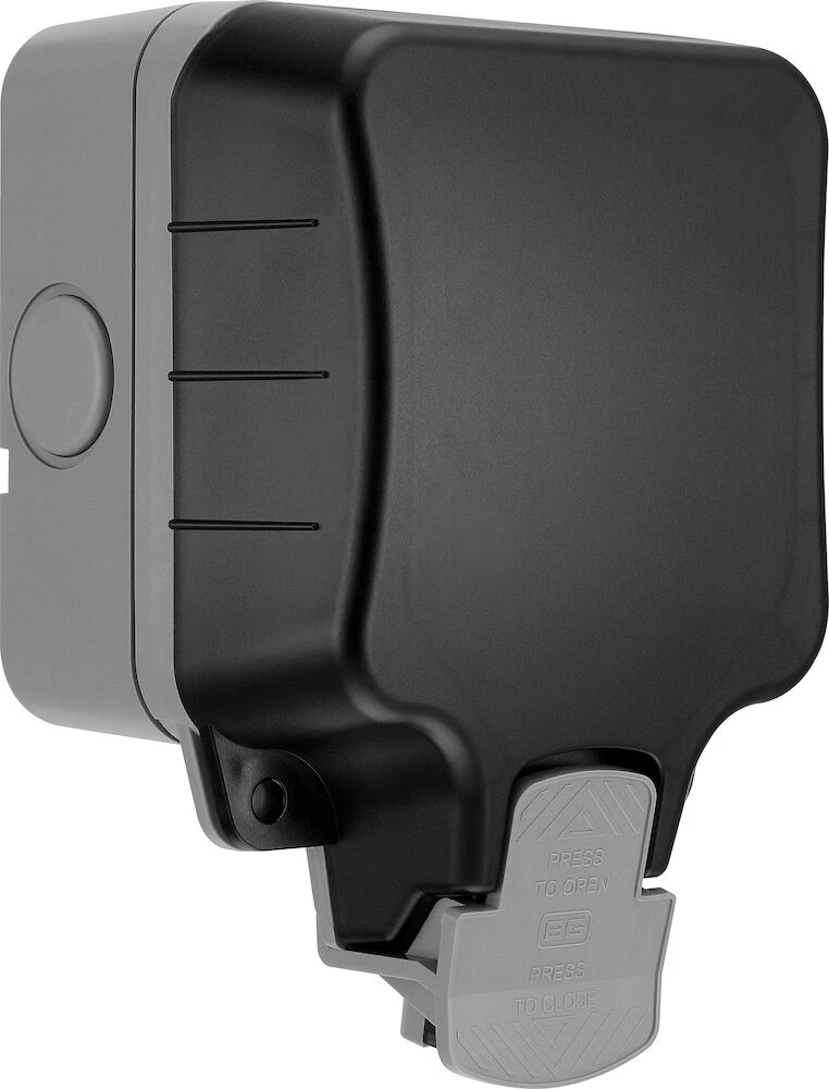 BG Nexus Storm, 13A Single Switched Socket, IP66
