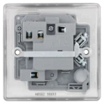 BG Nexus Metal Brushed Steel, 13A Switched Fused Connection Unit